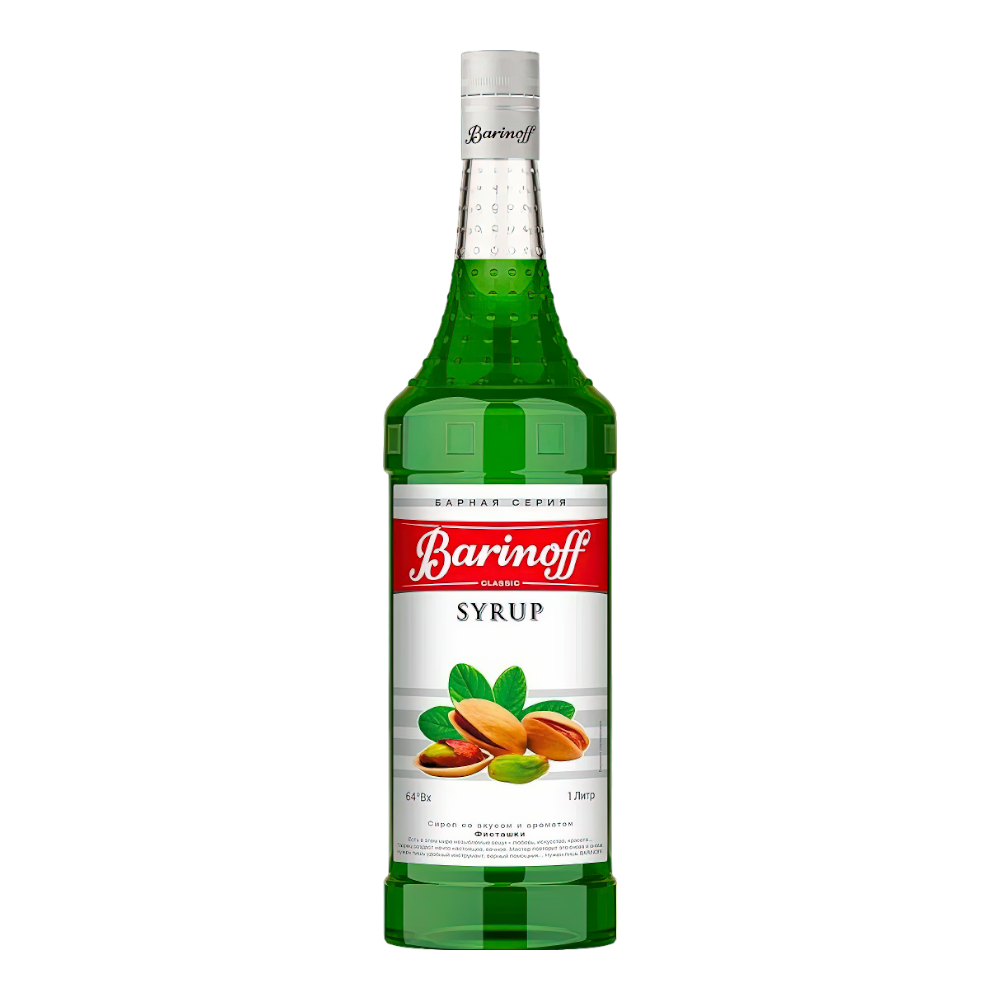 Сироп Barinoff Фисташки стекло 1000 мл - 22%