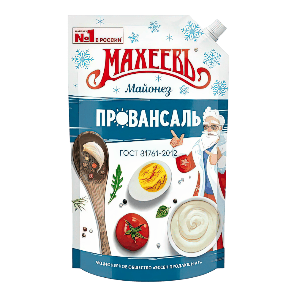 Майонез Провансаль (белый)  "Махеев" 50,5% дой-пак 200гр*20шт