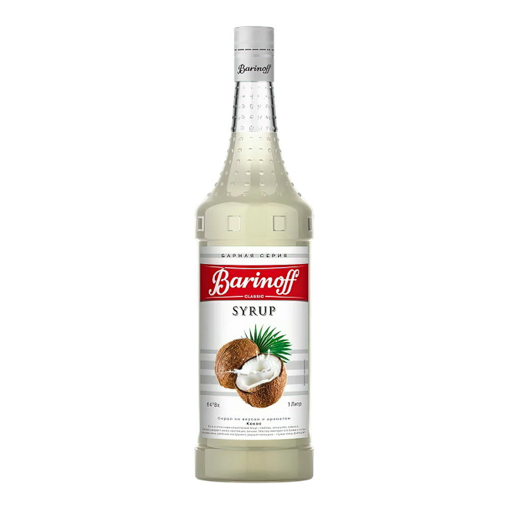Сироп Barinoff Кокос стекло 1000 мл - 22%