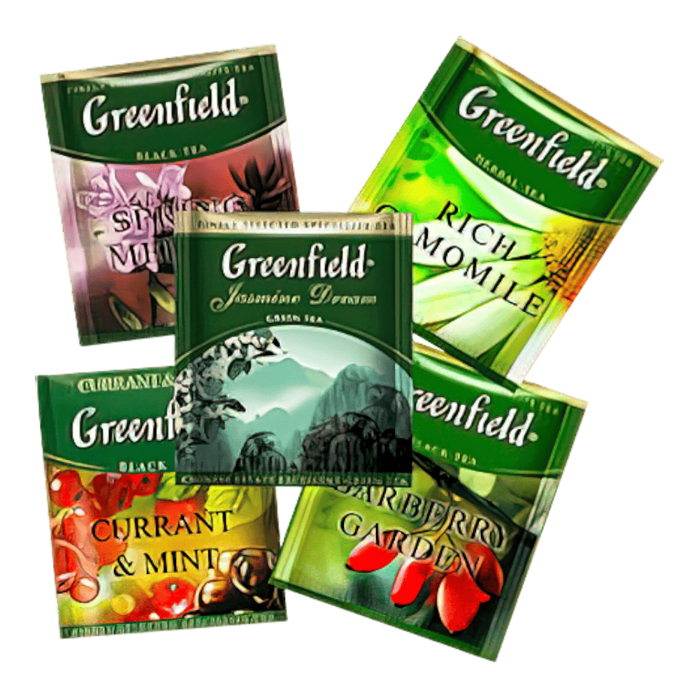 Чай "Greenfield" Green Tea 1уп*100пак*9бл